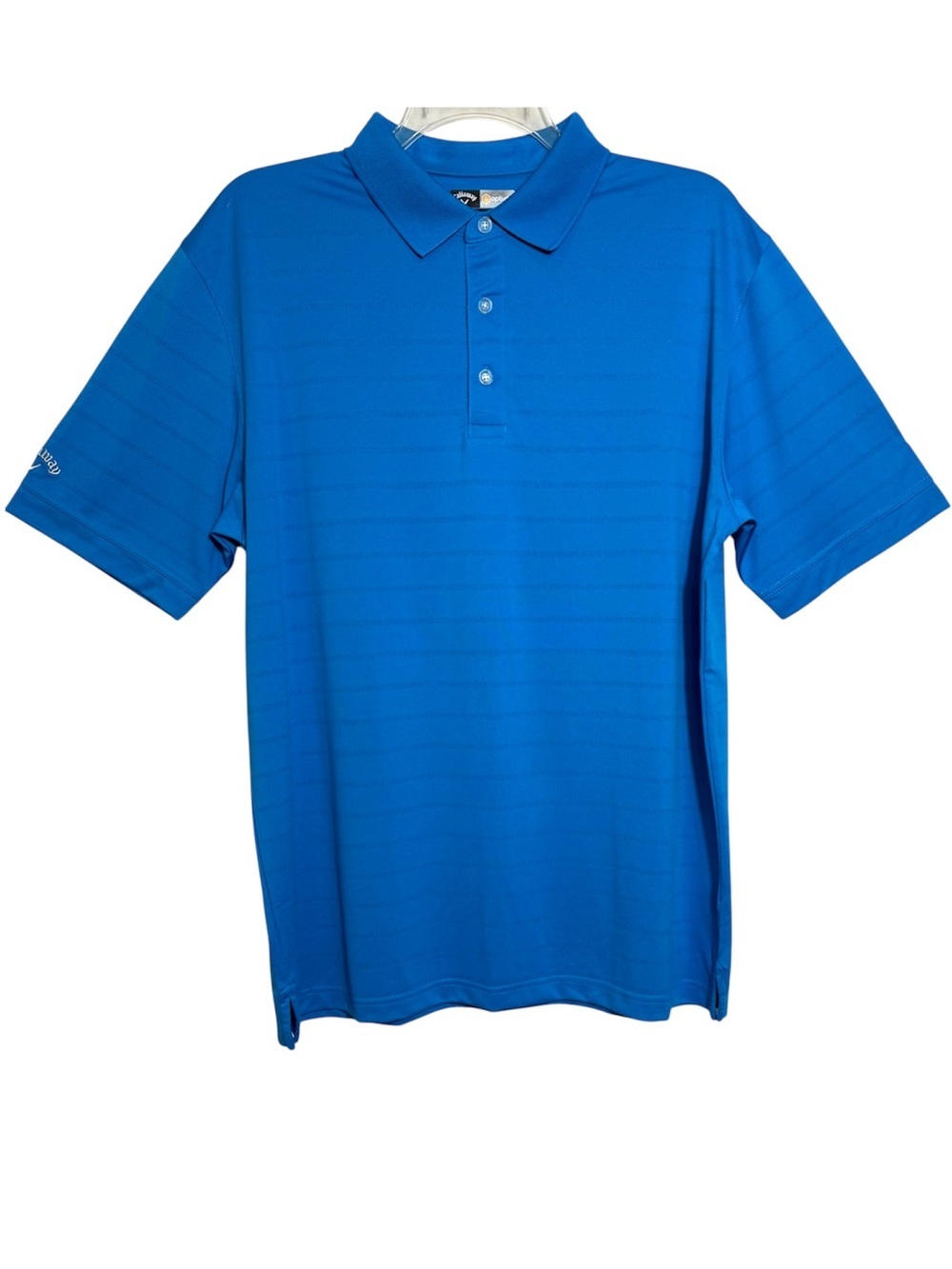 Callaway Opti Dri Golf Polo Shirt Blue Performance Moisture Wicking XL